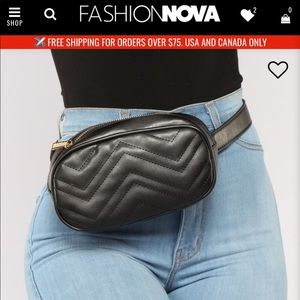 Brand new fashion nova fanny pack